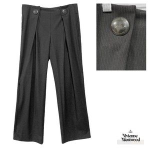 Classy Dressy Trousers /Deeply Pleated / High rise